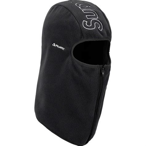 supreme polartec balaclava black